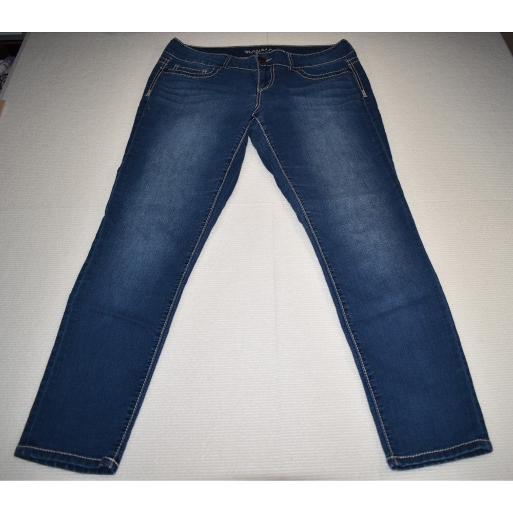 MAURICES Jeans Women's Size L-S Medium Wash Denim - EUC